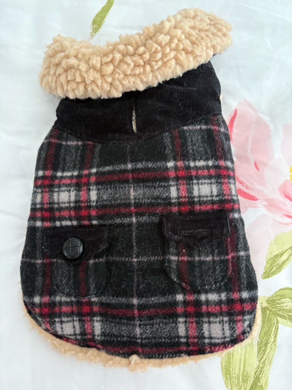 Dog winter coat.